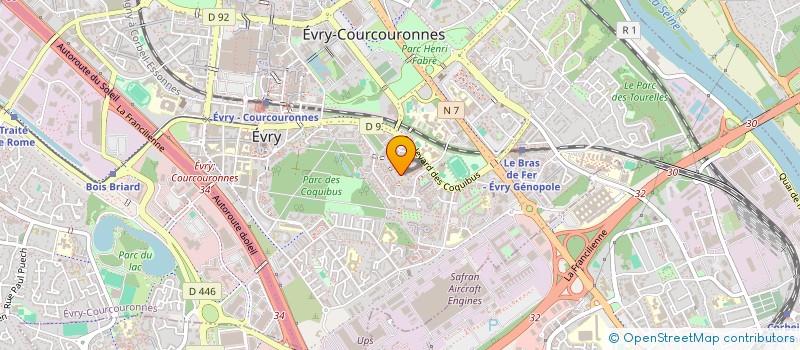 localisation de l'entreprise LE PARIS à EVRY-COURCOURONNES