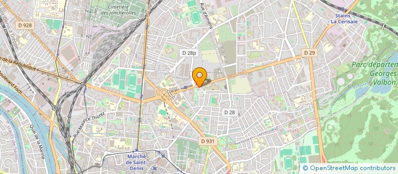 localisation de l'entreprise LE PARIS 8 à SAINT-DENIS