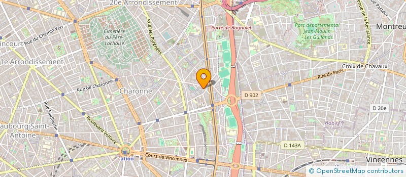 localisation de l'entreprise LE PARIS BO BUN  PARIS