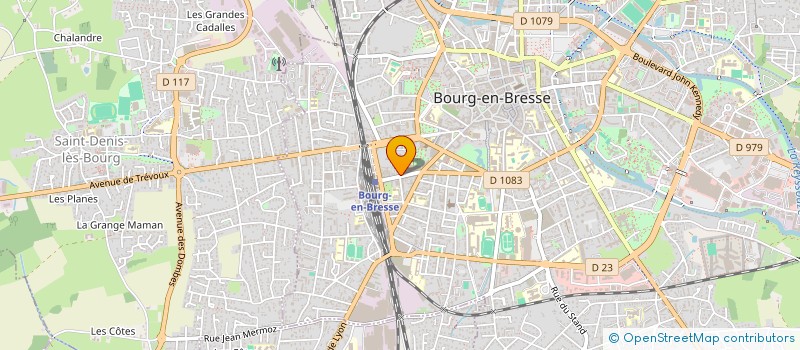 localisation de l'entreprise LE PARIS LYON  BOURG-EN-BRESSE