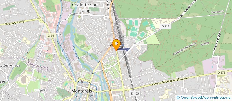 localisation de l'entreprise LE PARIS-MONTARGIS  MONTARGIS