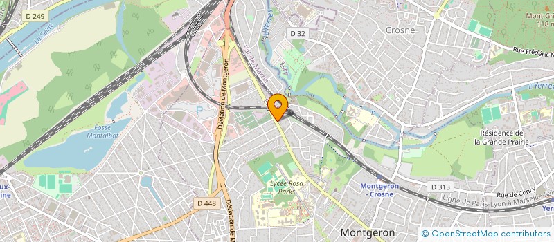localisation de l'entreprise LE PARIS MONTGERON à MONTGERON