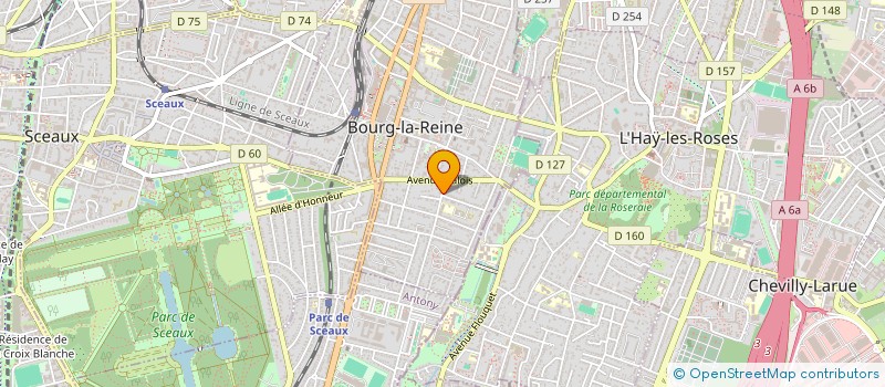 localisation de l'entreprise LE PARIS NORMANDIE à BOURG-LA-REINE