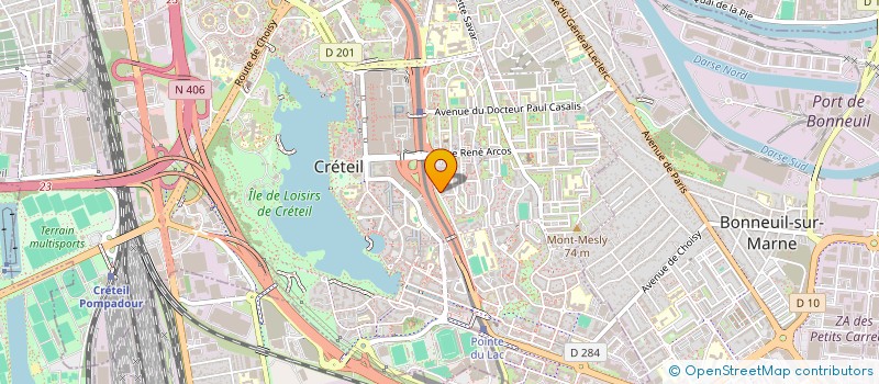 localisation de l'entreprise LE PARIS VTC  CRETEIL