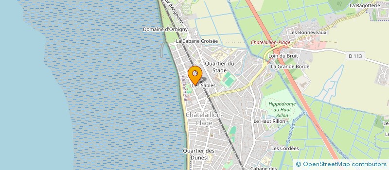 localisation de l'entreprise LE PARISIEN à CHATELAILLON-PLAGE