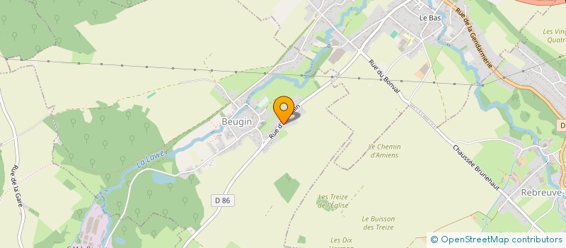 localisation de l'entreprise LE PARK  LA COMTE