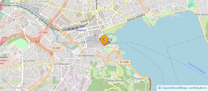 localisation de l'entreprise LE PARKING à ANNECY