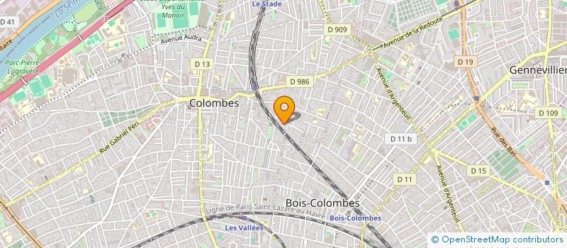 localisation de l'entreprise LE PARMENTIER à COLOMBES