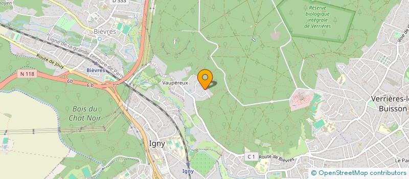 localisation de l'entreprise LE PARNASSE à VERRIERES-LE-BUISSON