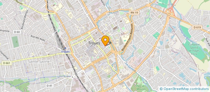 localisation de l'entreprise LE PARQUETEUR TROYEN à TROYES
