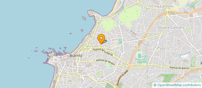 localisation de l'entreprise LE PARTENAIRE IMMOBILIER à BIARRITZ