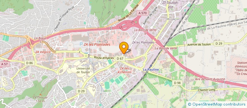 localisation de l'entreprise LE PARTENAIRE MEDICAL à LA GARDE