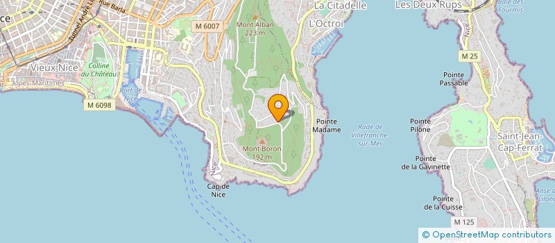 localisation de l'entreprise LE PARTERRE à NICE