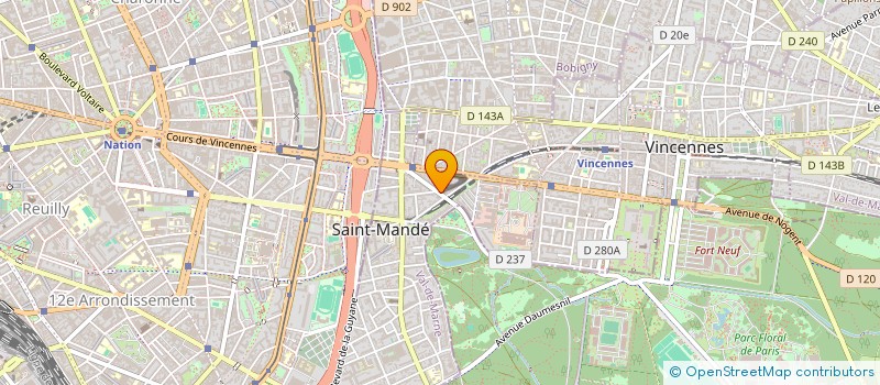 localisation de l'entreprise LE PARTI DIGITAL à SAINT MANDE