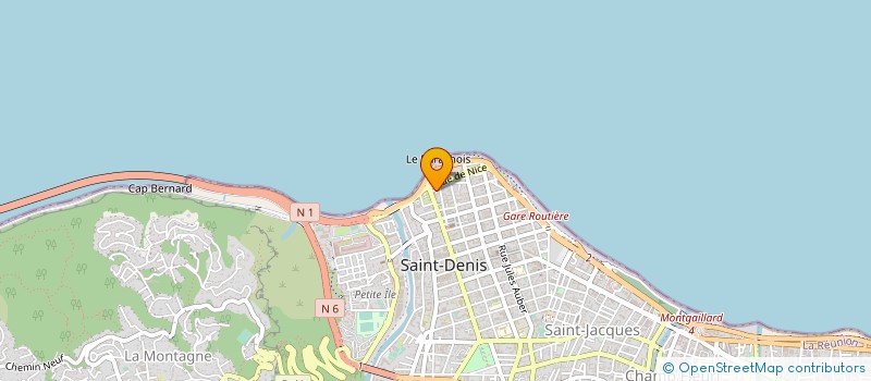 localisation de l'entreprise LE PARTI HUMANISTE GLOBAL DE FRANCE ET D'OUTRE MER à SAINT-DENIS