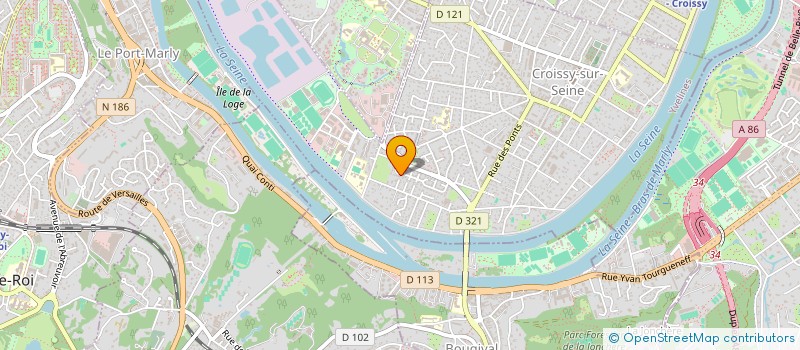 localisation de l'entreprise LE PARTITE  CROISSY-SUR-SEINE