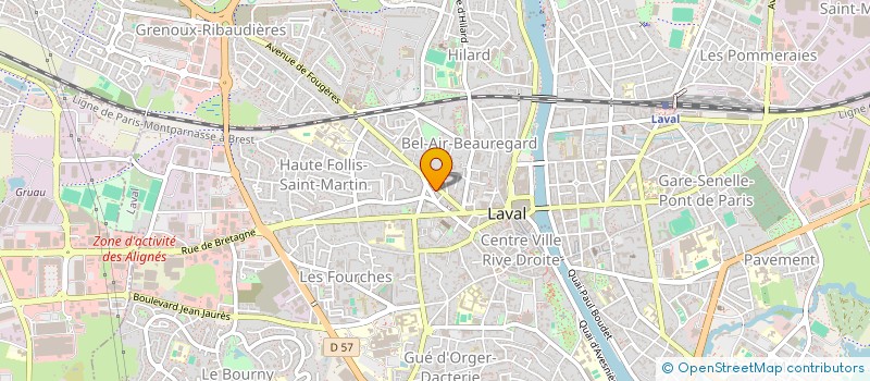 localisation de l'entreprise LE PARTY TEUF à LAVAL