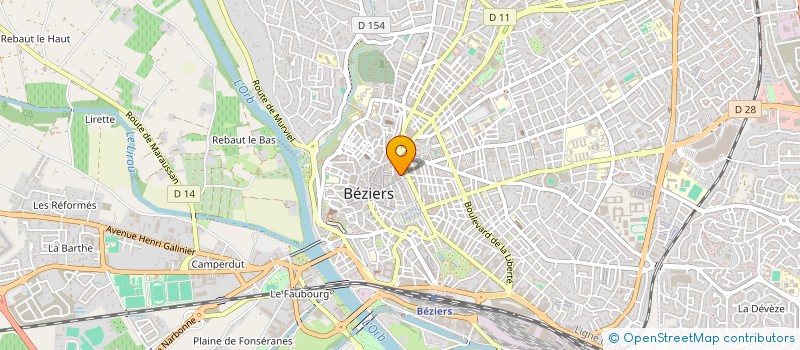 localisation de l'entreprise LE PARVIS  BEZIERS