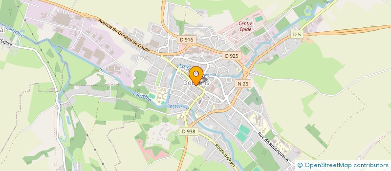 localisation de l'entreprise LE PARVIS 48  DOULLENS