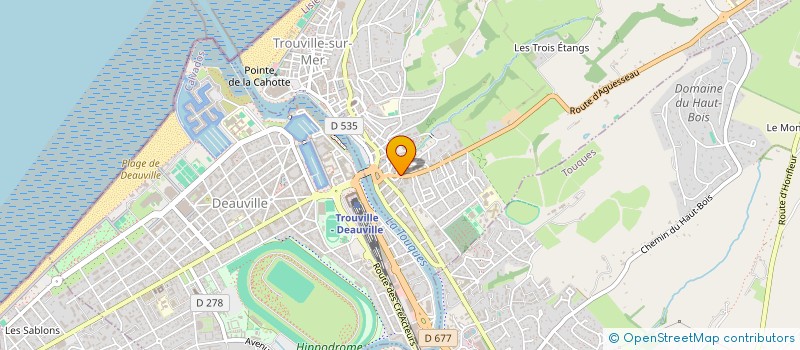 localisation de l'entreprise LE PARVIS DE L'UNION à TROUVILLE-SUR-MER