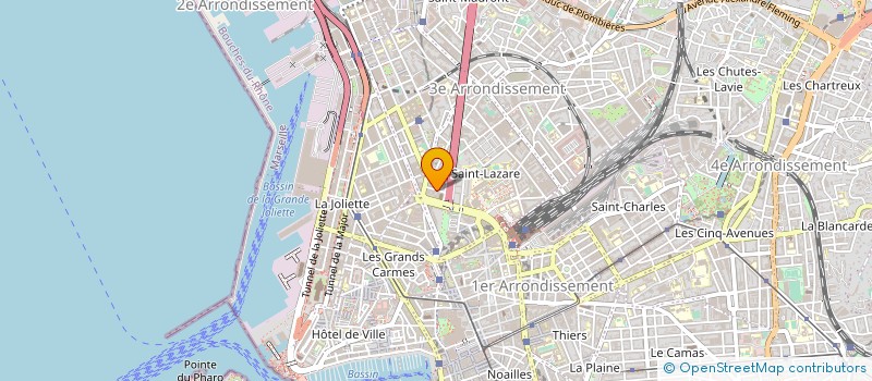 localisation de l'entreprise LE PARVIS DES ARTS - SKETCH'UP COMPAGNIE à MARSEILLE