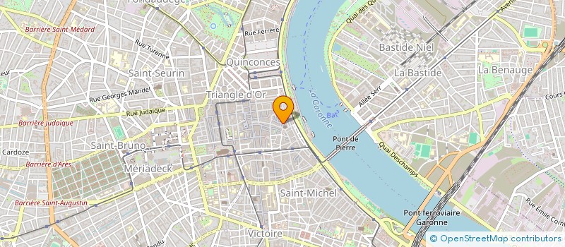 localisation de l'entreprise LE PARVIS DU VIEUX BORDEAUX à BORDEAUX