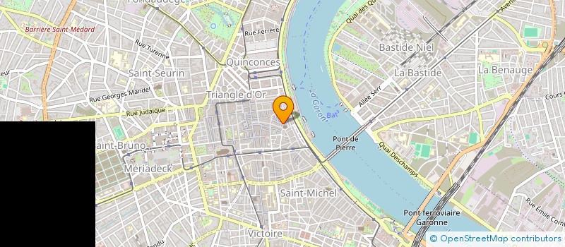 localisation de l'entreprise LE PARVIS SAINT PIERRE à BORDEAUX
