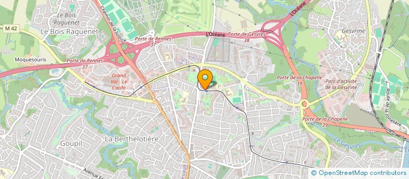 localisation de l'entreprise LE PAS à NANTES