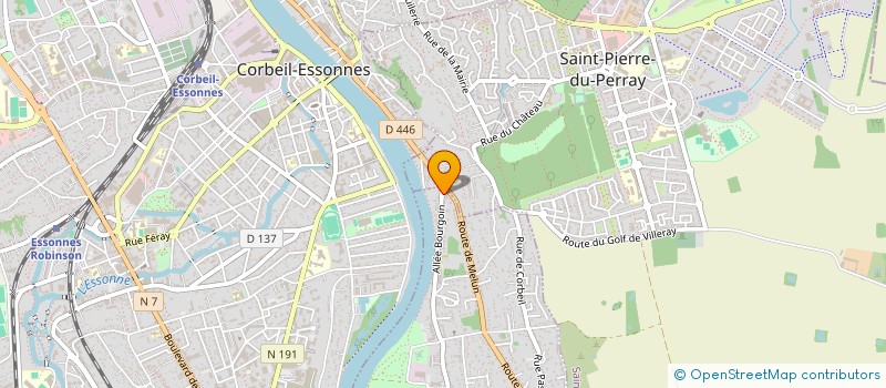 localisation de l'entreprise LE PAS à SAINTRY-SUR-SEINE