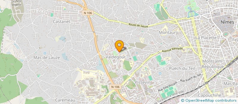 localisation de l'entreprise LE PAS CHER à NIMES