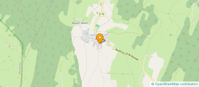 localisation de l'entreprise LE PAS D'ITEM à VASSIEUX-EN-VERCORS