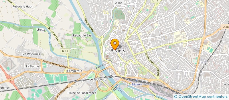 localisation de l'entreprise LE PAS DE COTE à BEZIERS
