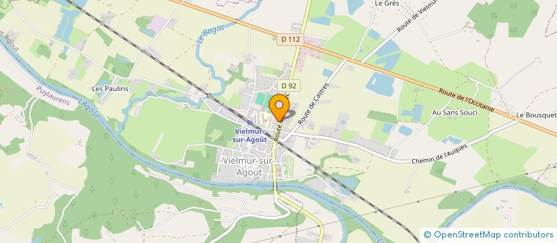 localisation de l'entreprise LE PAS DE L'OURS à VIELMUR-SUR-AGOUT