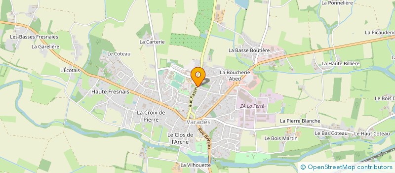 localisation de l'entreprise LE PAS DE POULE à LOIREAUXENCE