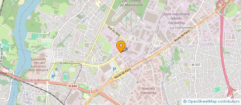 localisation de l'entreprise LE PAS DU MAIL  NANTES