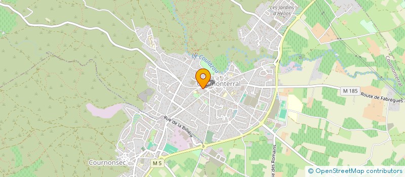 localisation de l'entreprise LE PAS EVIDENT à COURNONTERRAL