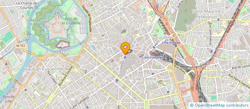 localisation de l'entreprise LE PAS-SAGE DE RIHOUR à LILLE
