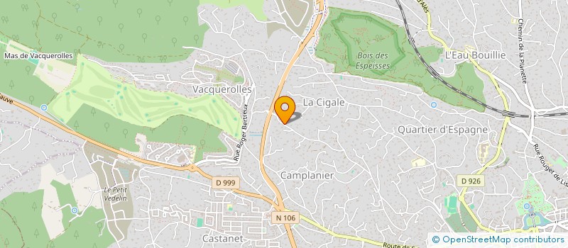 localisation de l'entreprise LE PASEO  NIMES