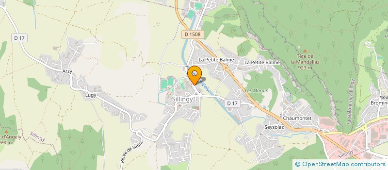 localisation de l'entreprise LE PASNAILLU DES SAVOIE  SILLINGY