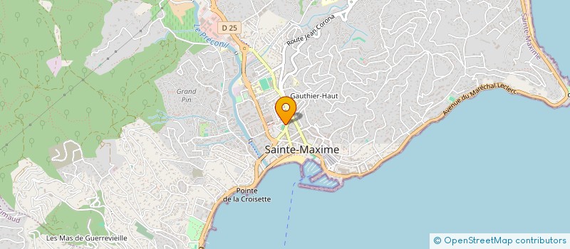 localisation de l'entreprise LE PASSAGE à SAINTE-MAXIME
