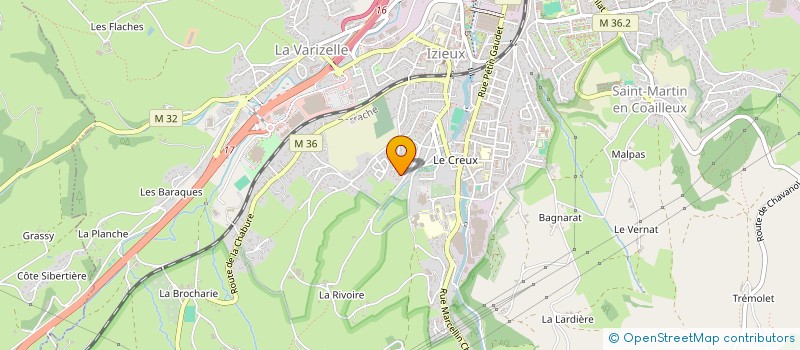 localisation de l'entreprise LE PASSAGE à SAINT-CHAMOND