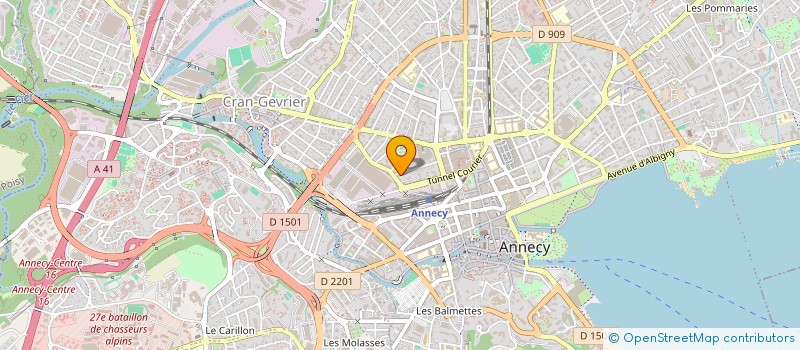 localisation de l'entreprise LE PASSAGE à ANNECY