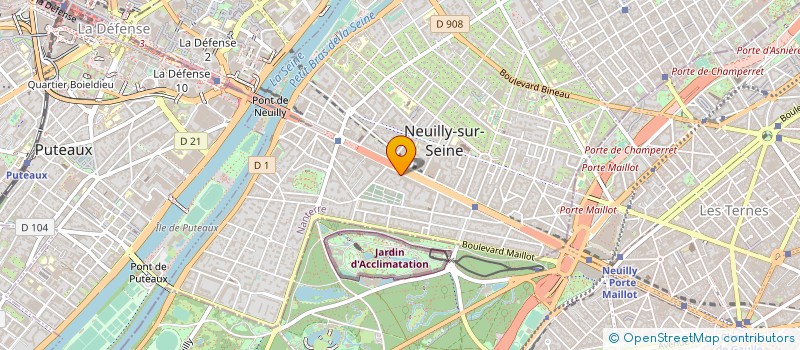 localisation de l'entreprise LE PASSAGE à NEUILLY-SUR-SEINE