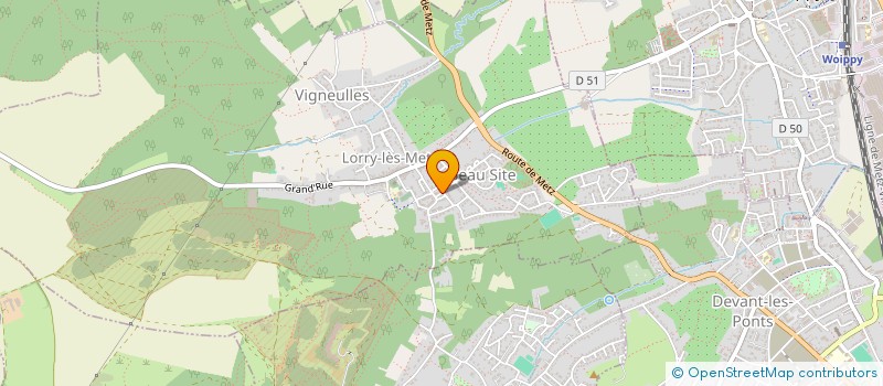 localisation de l'entreprise LE PASSAGE  LORRY-LES-METZ