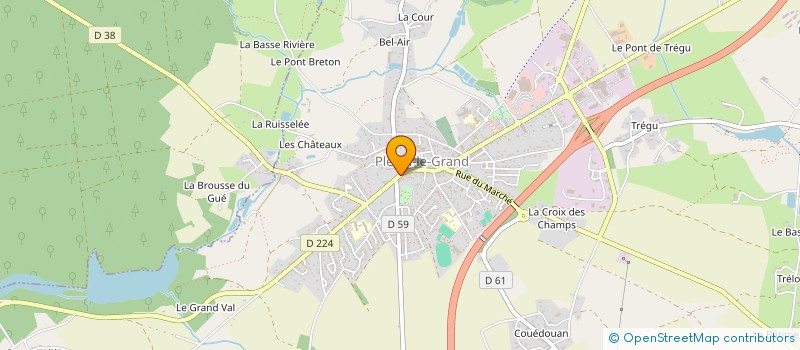 localisation de l'entreprise LE PASSAGE DE BROCELIANDE  PAIMPONT