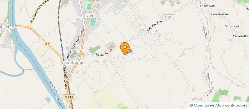 localisation de l'entreprise LE PASSAGE DU GANET à AIGUILLON