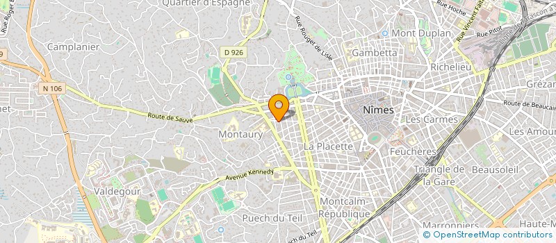 localisation de l'entreprise LE PASSAGE DU TEMPS  NIMES