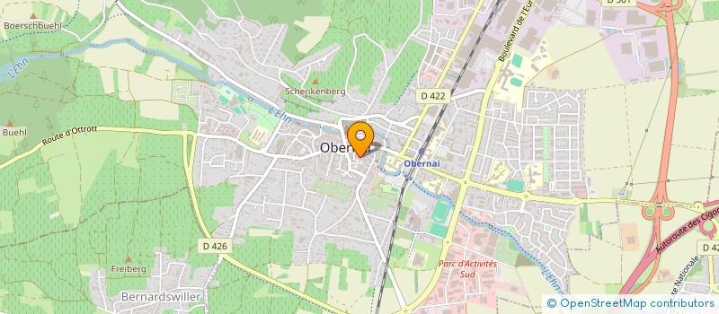 localisation de l'entreprise LE PASSE COMPOSE à OBERNAI