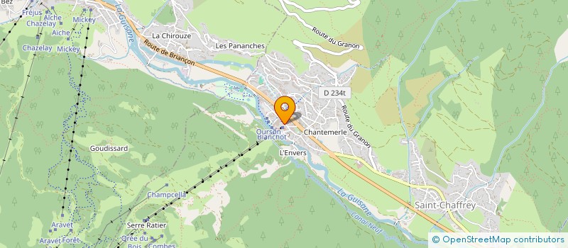 localisation de l'entreprise LE PASSE MONTAGNE à SAINT-CHAFFREY