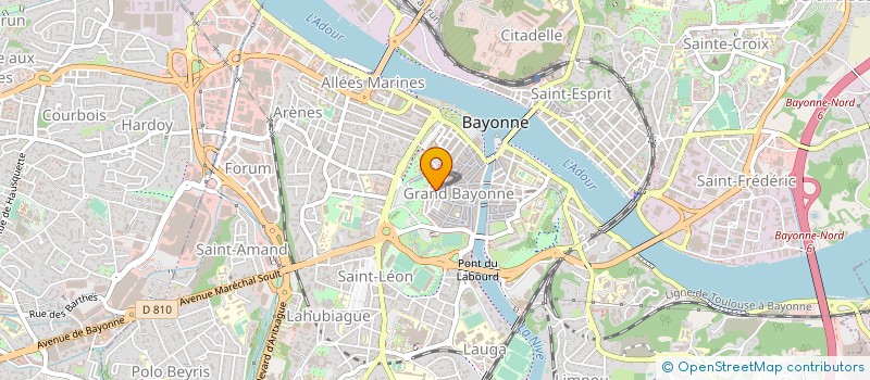 localisation de l'entreprise LE PASSE RECOMPOSE à BAYONNE